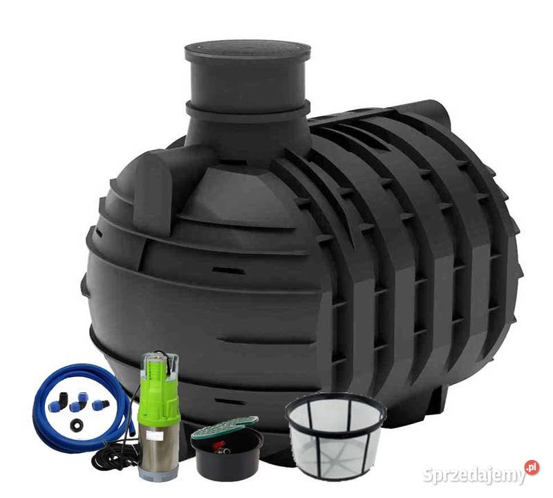 ZBIORNIK NA DESZCZÓWKĘ 5000L ZESTAW PROFESSIONAL sprzedam