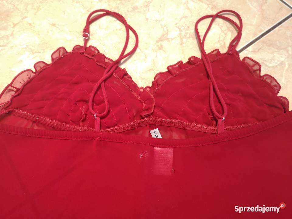 Koszulka nocna zwiewna krótka delikatna z USA Tuchów sprzedam