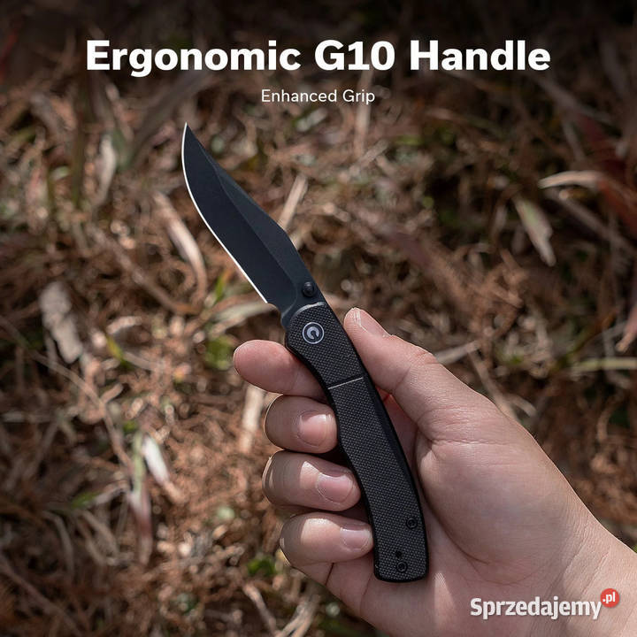 Nóż składany Civivi Clingman Black G10 Black