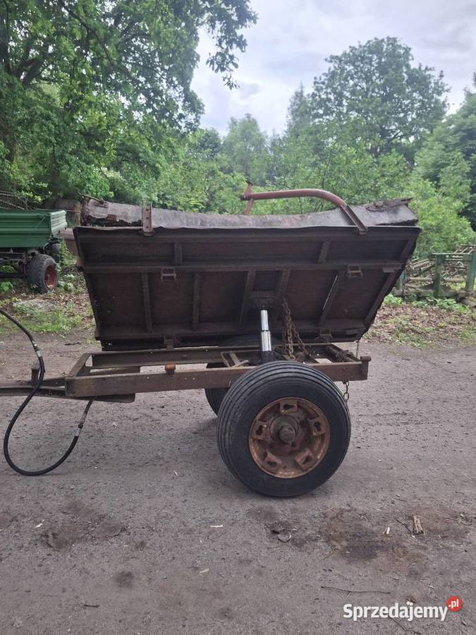 Przyczepka 3stronny kiper wywrot hydrauliczny lubuskie Krosno Odrzańskie