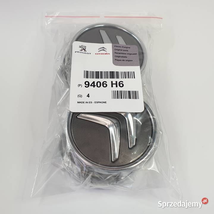 oryginalne dekielki CITROEN 60mm ASO dekle 4 łódzkie