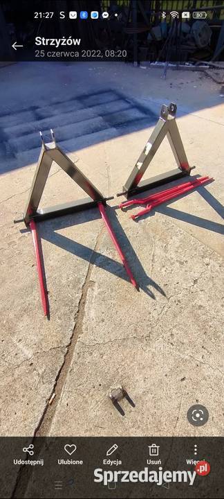 Widłaki kat2 łódzkie Strzyżów sprzedam