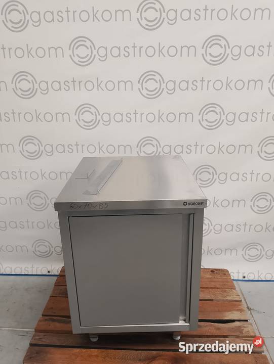 Stółbox drzwi skrzydłowe blat płaski Stalgast