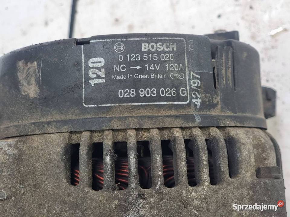 ALTERNATOR VOLKSWAGEN GOLF III 0123515020