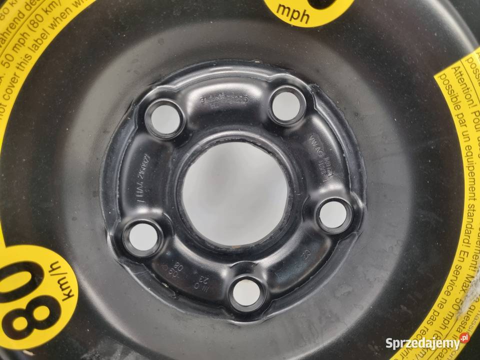 KOŁO DOJAZDOWE ZAPASOWE Audi Seat Vw Golf V Samochodowe