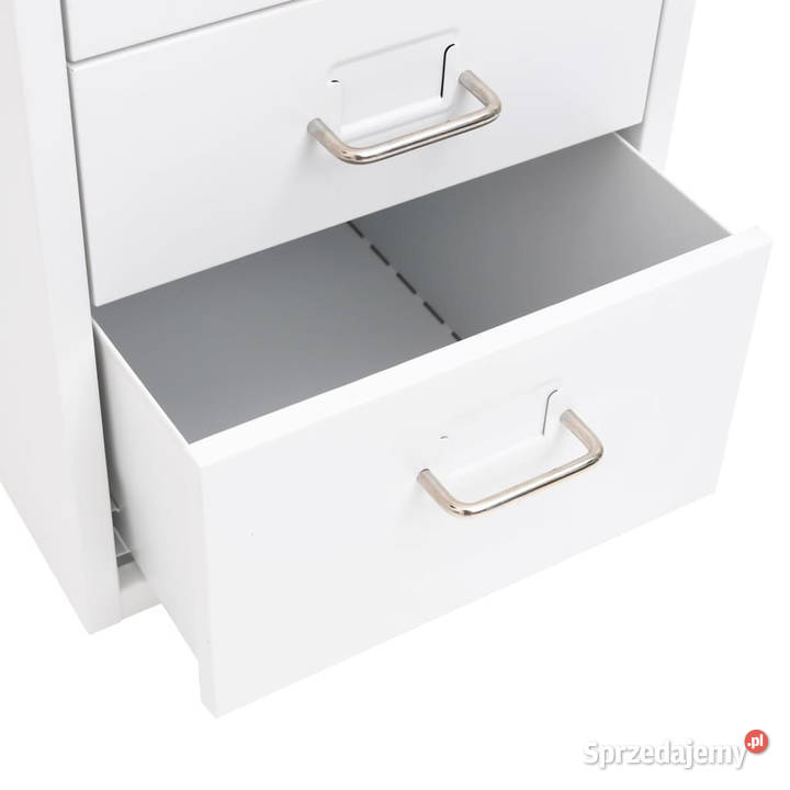 Mobilna szafka kartotekowa biała 28x41x69 Warszawa