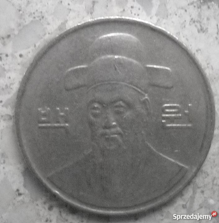KOREA100 WON1989 r Numizmatyka Legionowo