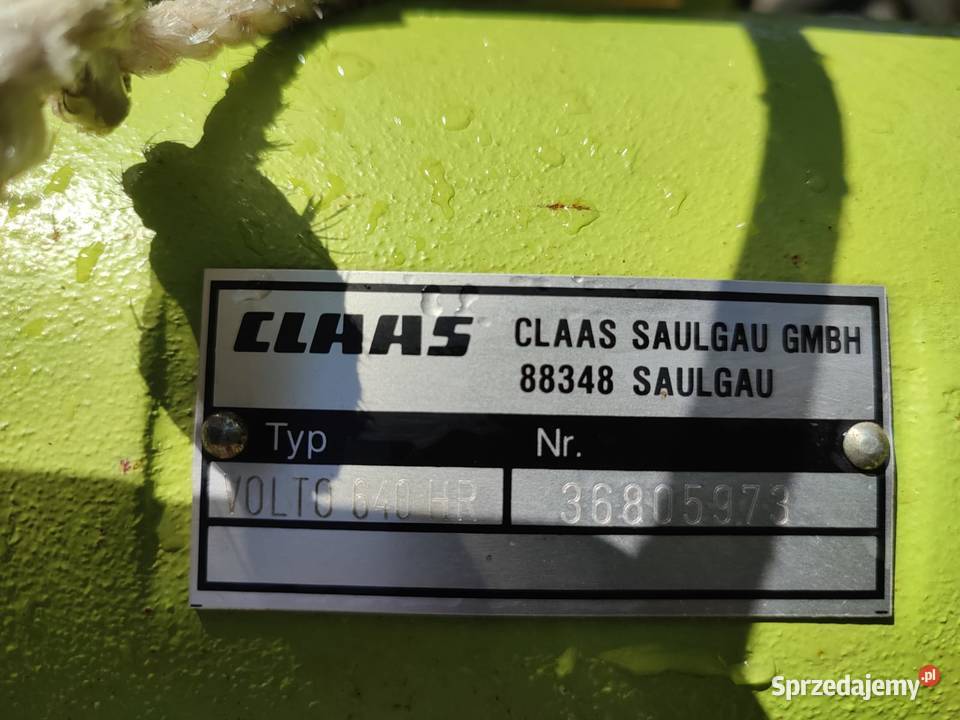 Przetrząsarka 6 karuzelowa CLAAS VOLTO 640 deutz Przemęt sprzedam