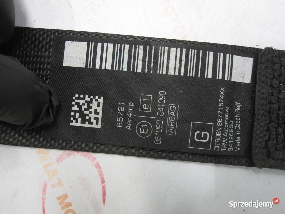 CITROEN DS3 11r pas bezpieczeństwa lewy przód