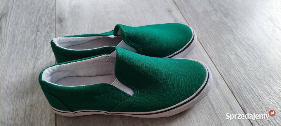Trampki chłopięce 32 zielone Nowe