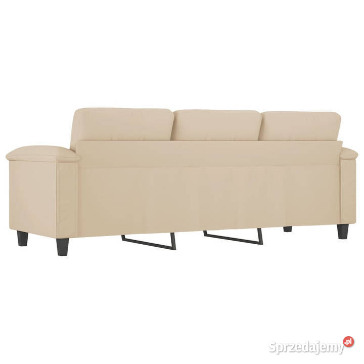 3osobowa sofa kremowa 180 tapicerowana sprzedam