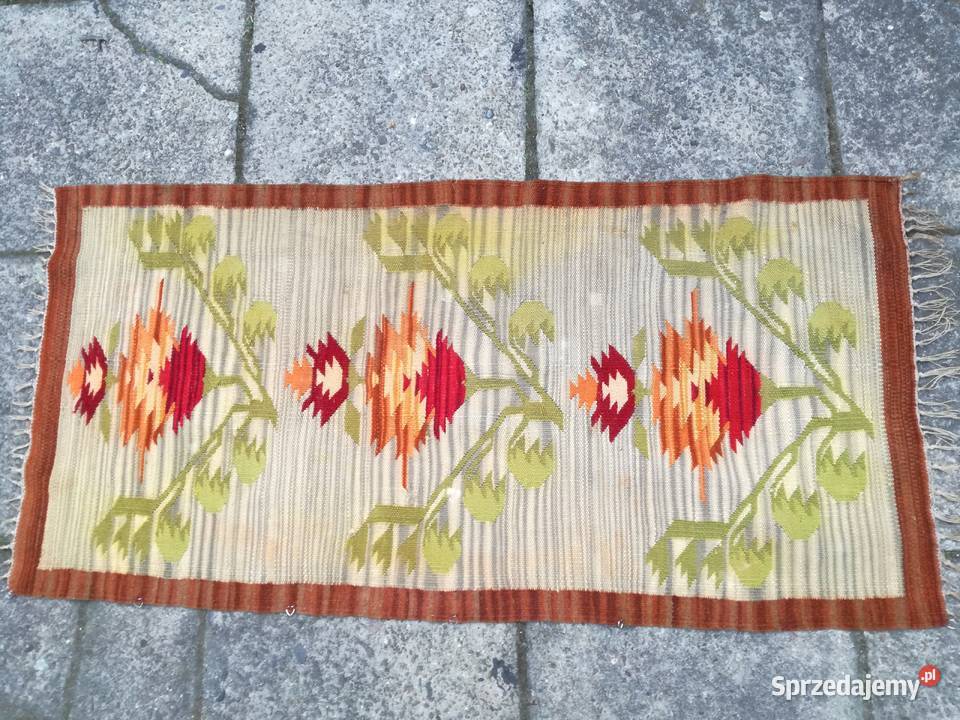 WEŁNIANY KILIM ART DECO sprzedam