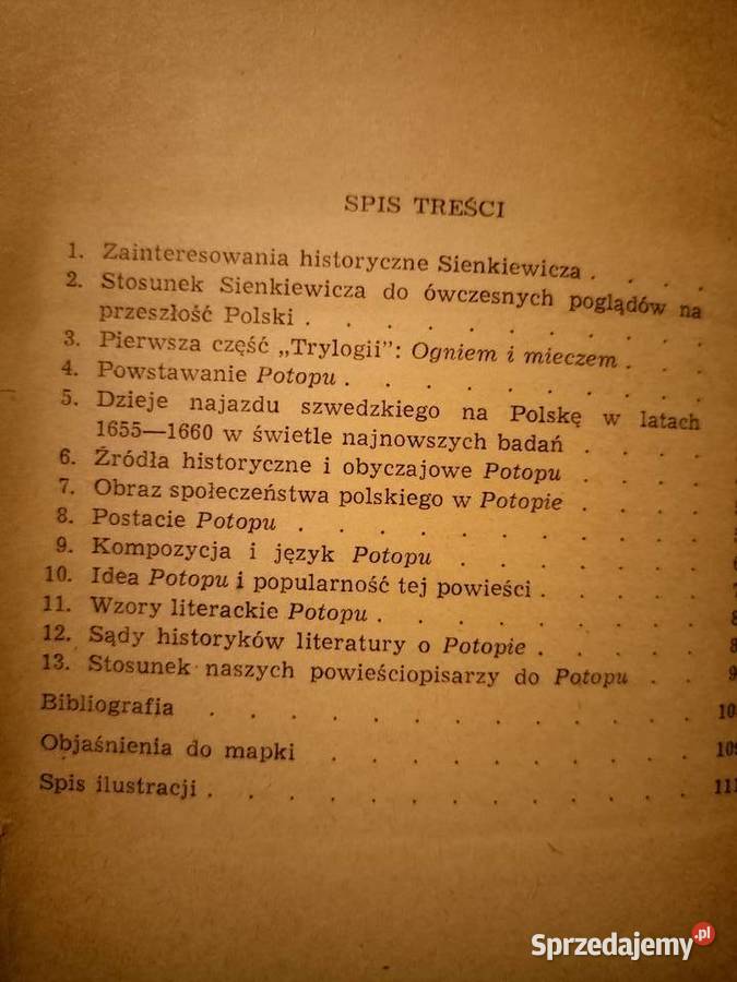 Potop Sienkiewicza biblioteka analiz literatury Warszawa