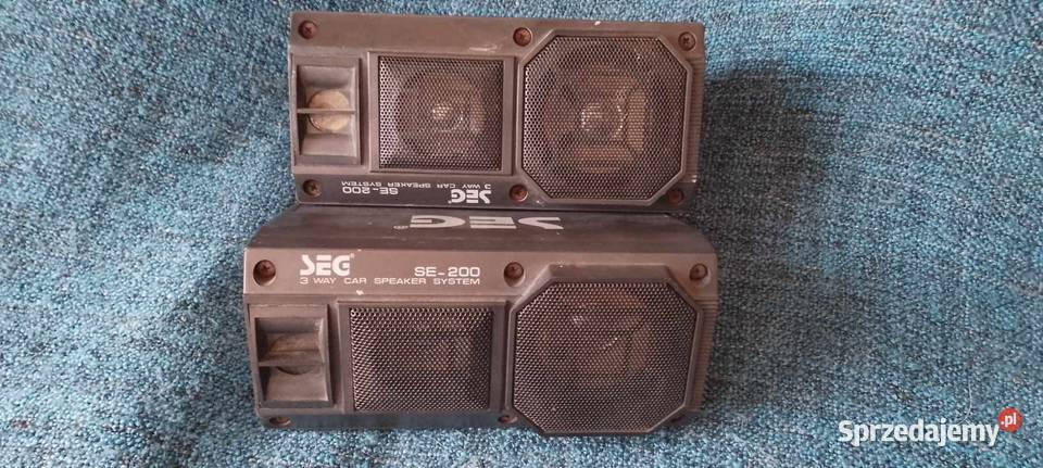 Głośniki kolumienki samochodowe SEGse200 fiat Legnica sprzedam