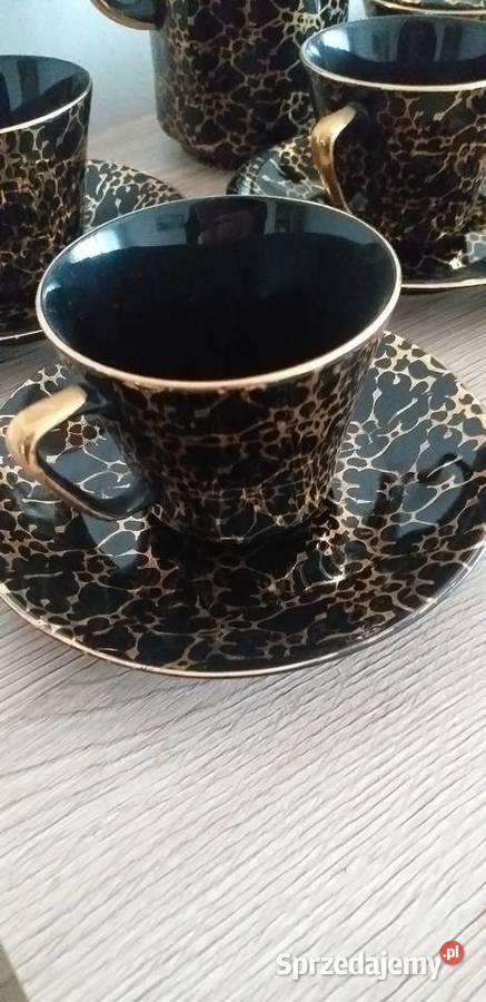 Serwis Chodzież prl Porcelana i szkło łódzkie Przedbórz