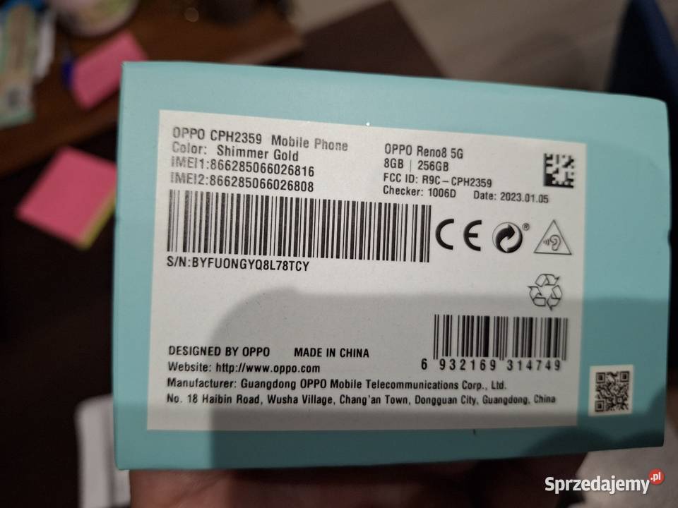 Oppo Reno8 256 GB 5G