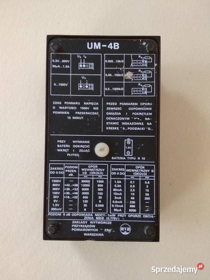 Miernik Uniwersalny UM4B era Mikołajki