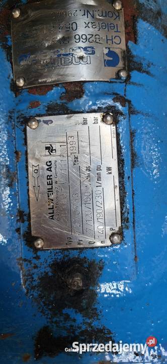 Pompa śrubowa Allweiler AG łódzkie Rozprza