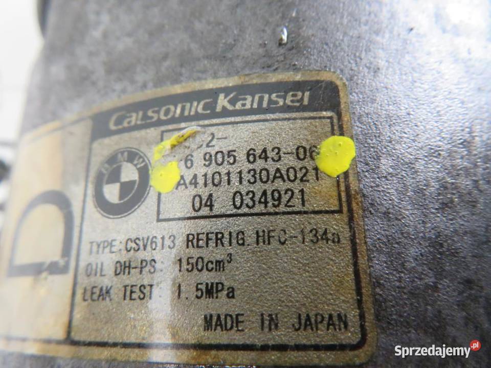 KOMPRESOR KLIMATYZACJI BMW 3 E46 A4101130A021 osobowe