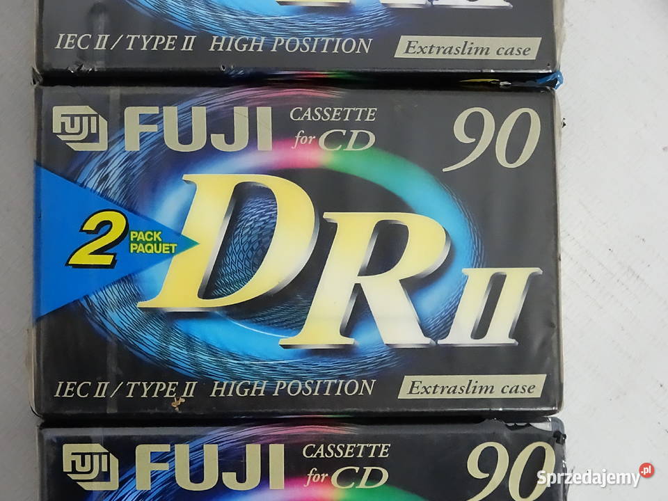 Kasety magnetofonowe FUJI DR II 90 Chrome Zestaw kaseta Muzyka Biłgoraj sprzedam