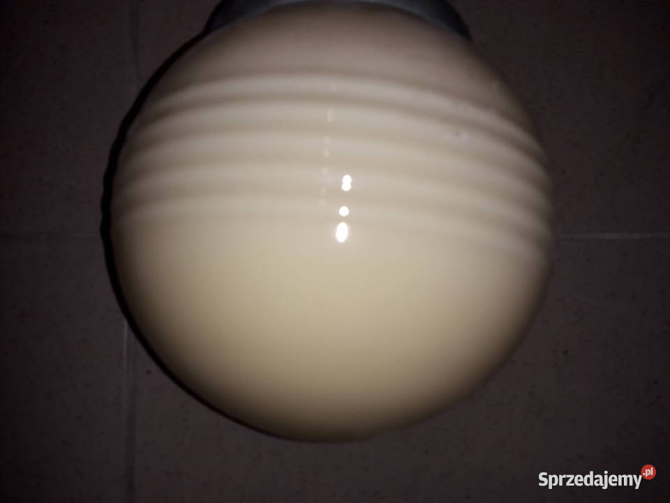 Lampa wisząca prl a może klosz jest starszy Warszawa
