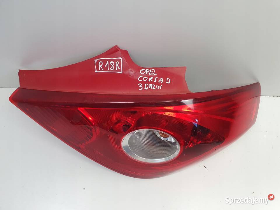LAMPA PRAWA Opel Corsa D 3 drzwi TYLNA prawy tył Rudka