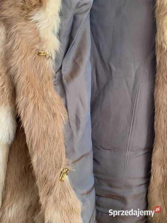 Cudne szczuple futerko naturalne z królika kujawsko-pomorskie Nakło nad Notecią