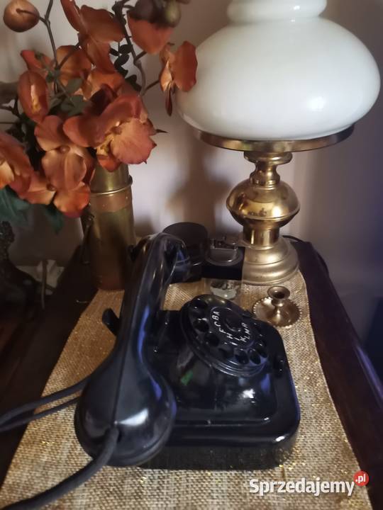 Stary telefon Tesla Art Deco Telefony przewodowe Kraków