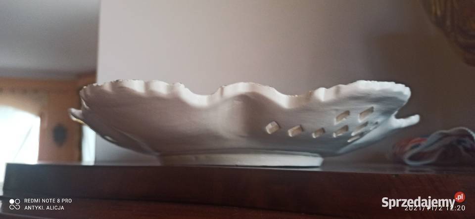 Wspaniała Patera ażury Italy 1930 W kolorze ecru Gdańsk