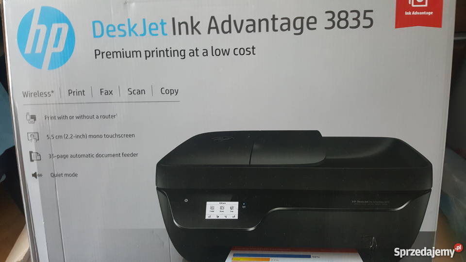 Urządzenie wielofunkcyjne HP DeskJet Ink Advantage 3835 ...