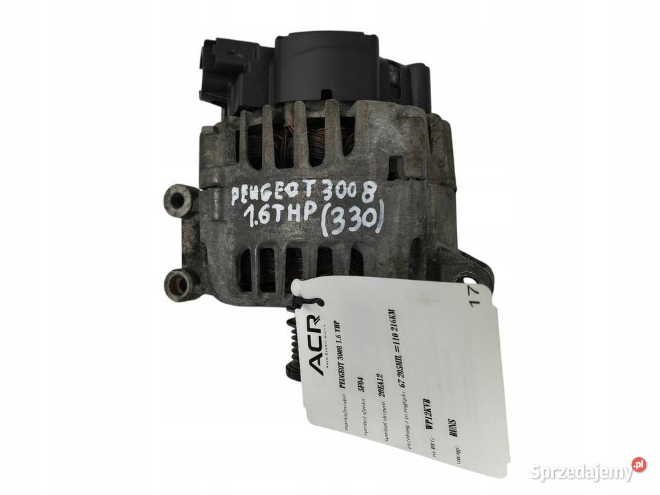 ALTERNATOR Peugeot 3008 16 THP 9666997980 Chełm