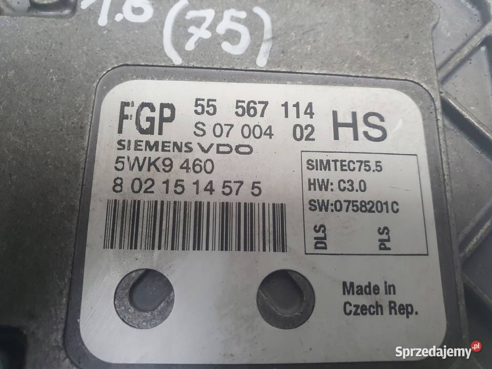 Opel Astra III H 16 16V STEROWNIK SILNIKA Rudka