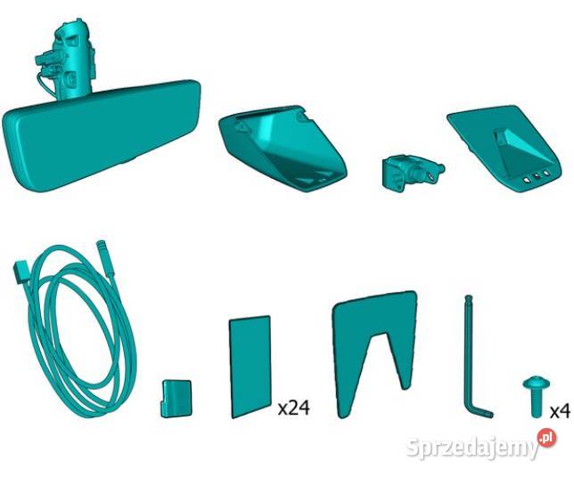 VOLVO zestaw montazowy cyfrowe lusterko wsteczne Bielany Wrocławskie sprzedam