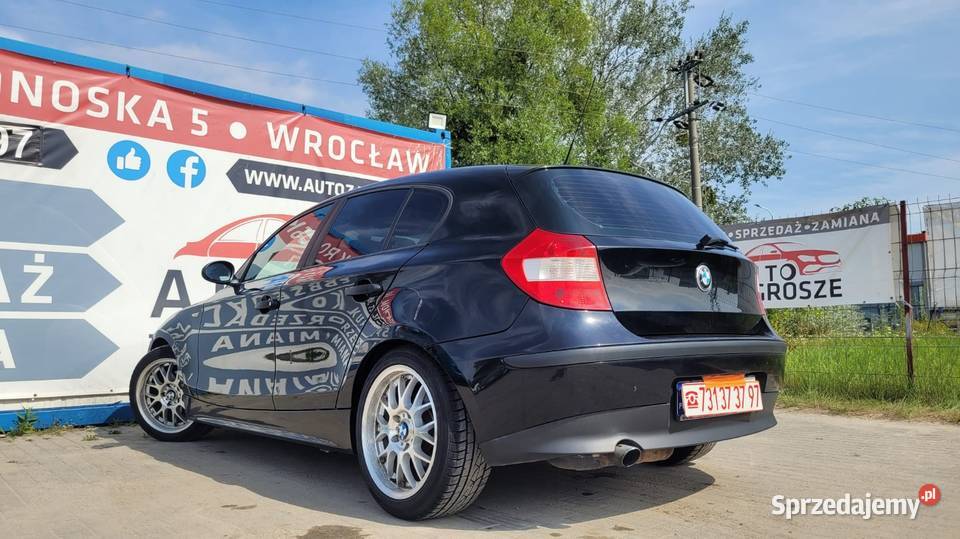 BMW 116i 16 Benzyna 5DRZWI Klimatyzacja Zamiana nieuszkodzony Wrocław