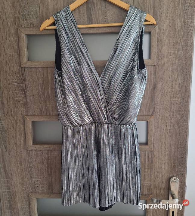 Elegancki srebrny kombinezon Noisy May 36 na Kraków