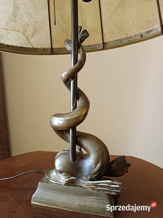 Lampa z brązu Francja Budzyń