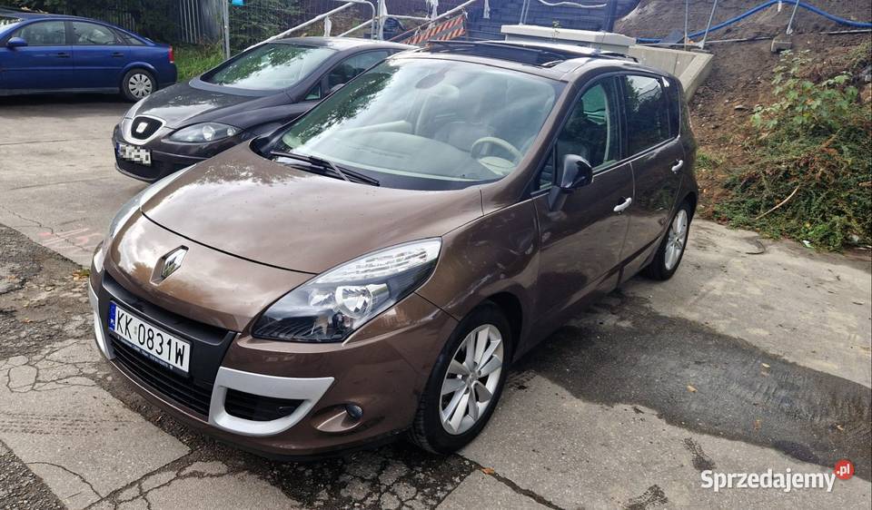 Renault Scenic III LUXE panorama skóra 2x klima światła przeciwmgielne
