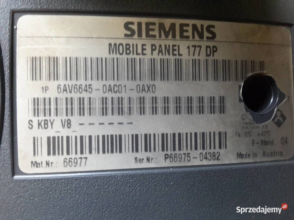 Siemens Mobile Panel177 DP Skoczów