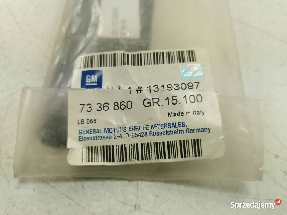 LISTWA OGRANICZNIKA ŁADUNKU OPEL ZAFIRA B
