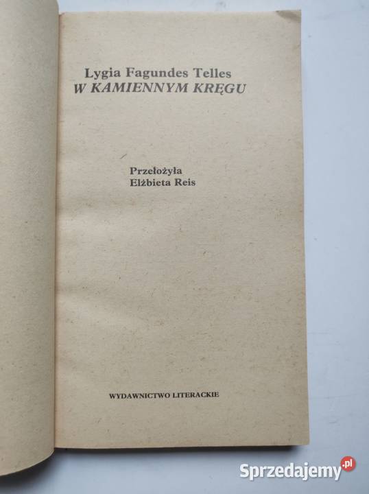 Lygia Fagundes Telles W kamiennym kręgu 1990 r
