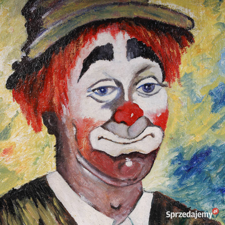 ARTexpert Obraz na płycie portret klamun Dobrzany