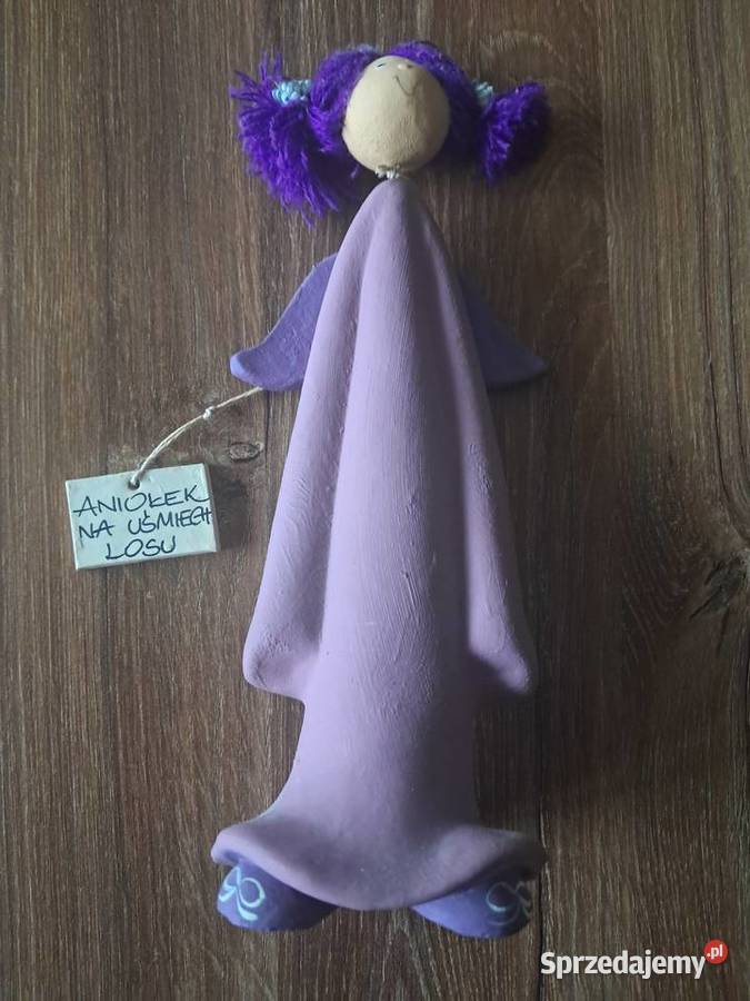 aniołek na uśmiech losu stan wys 21 wykonany z Sandomierz