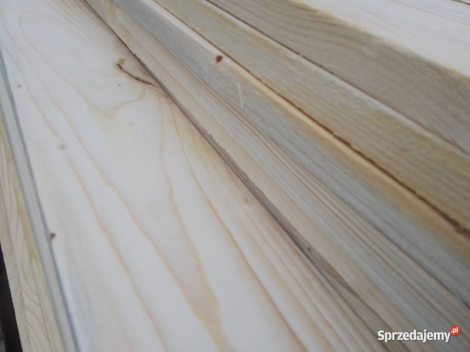 Naturalne drewniane deski heblowane świerk Łódź