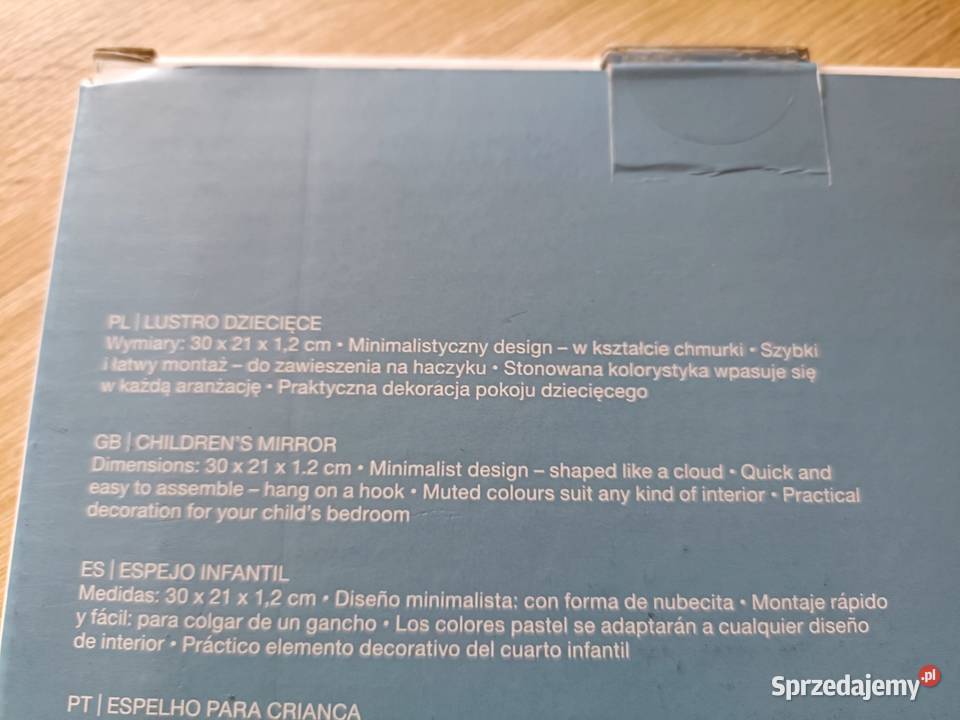Lustro dziecięce Smukee 30x21x12 Kwidzyn