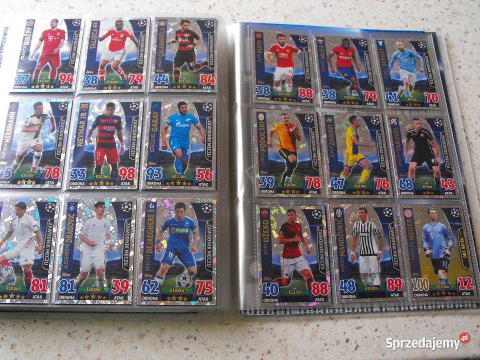 Kompletny album 500 kart topps CHL 20152016 Częstochowa