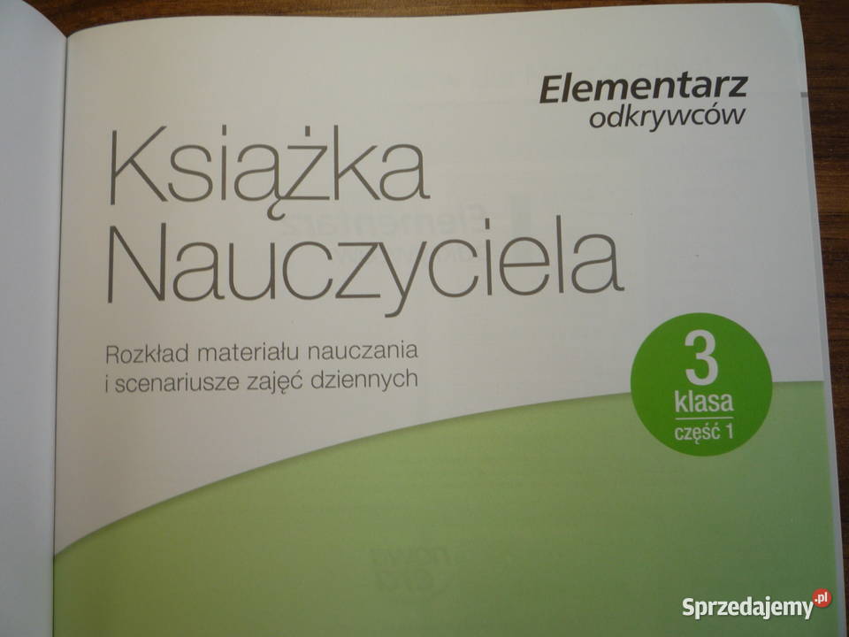 Elementarz odkrywców 3 Scenariusze zajęć Plany Rok wydania 2021 Szczecin sprzedam