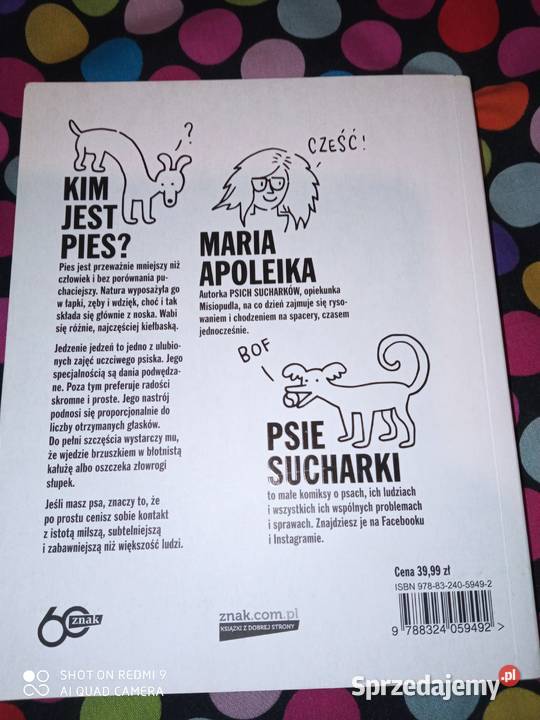 Książka o PsachMaria Apoleika Psie Sucharki Pozostałe Katowice