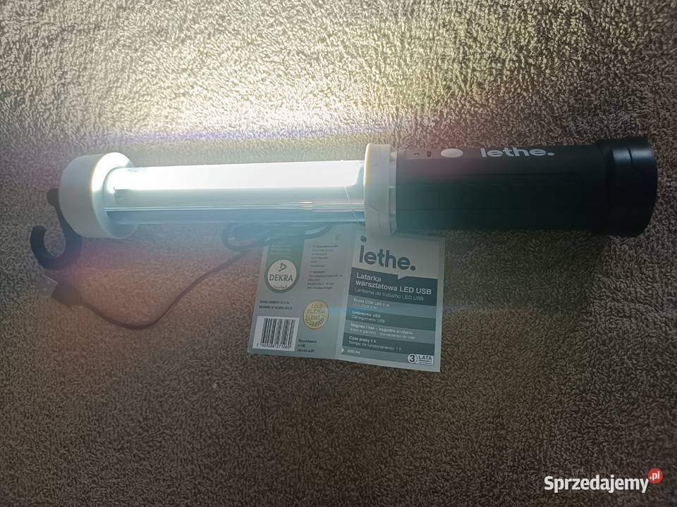 Latarka warsztatowa akumulatorowa led USB 600 Im opolskie Kędzierzyn-Koźle