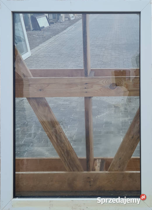 OKNA KacprzaK Witryna 75X102 FIX Używany PCV Siedlce
