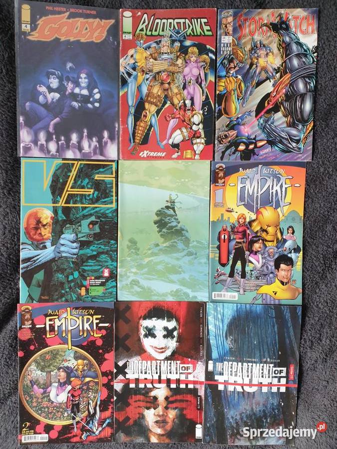 Zestaw 50 oryginalnych komiksów Image USA pomorskie Gdynia